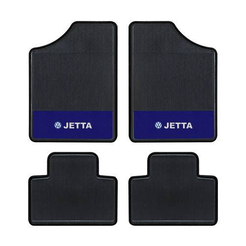 Tapete Automotivo- Jetta - Base Azul - Logo Volkswagen