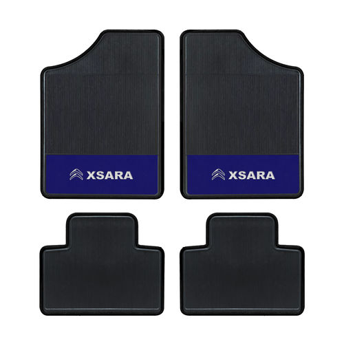 Tapete Automotivo - XSara - Base Azul - Logo Citroen