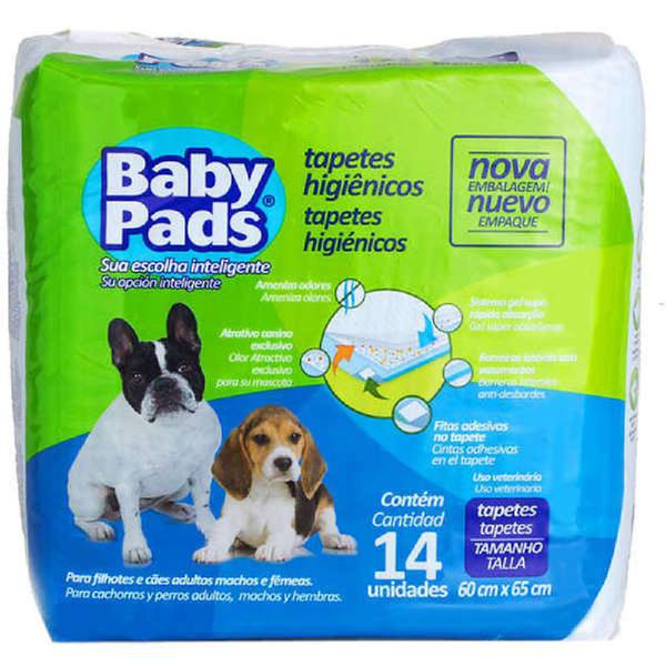 Tapete Higiênico Baby Pads para Cães de Todas as Raças e Idades 65 X 60 Cm - Petix (14 Unidades) - Baby Pads - Petix