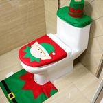 Tapete higiênico, decoração de Natal para assento de sanita
