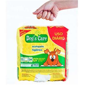 Tapete Higiênico Dog`s Care Descartável para Uso Diária - 7 Unidades