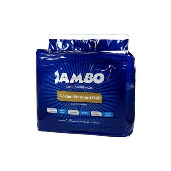 Tapete Higiênico Jambo Golden Premium Pad C/ 30 Un 80cm X 60cm