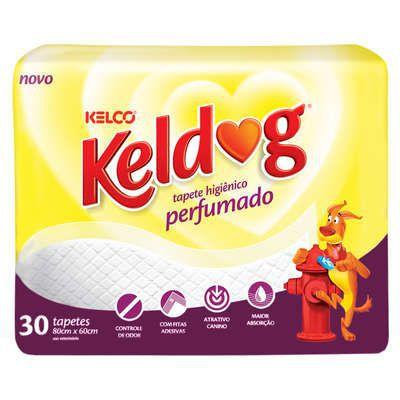 Tapete Higiênico Kelco Keldog Perfumado- 30 Unid.