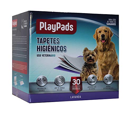 Tapete Higiênico para Cães 60X80CM - 30 Unidades Playpads