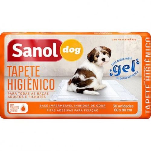 Tapete Higiênico para Cães Sanol Dog - 30 Unidades