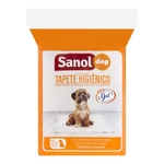 Tapete Higiênico Sanol Dog para Cães de todas as raças e idades 80 x 60 cm - Sanol (7 unidades)