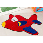 Tapete Decorativo Infantil Antiderrapante Formato Avião