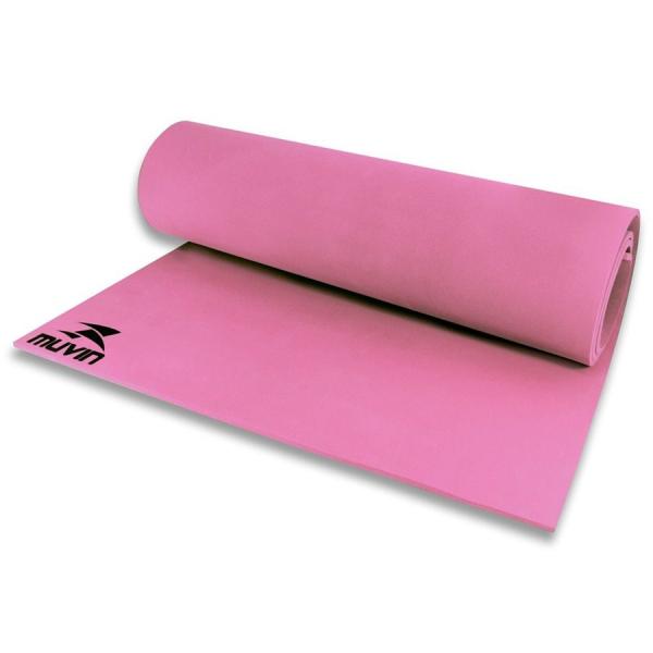 Tapete para Yoga em EVA - 180cm X 60cm X 0,5cm - Pink - Muvin