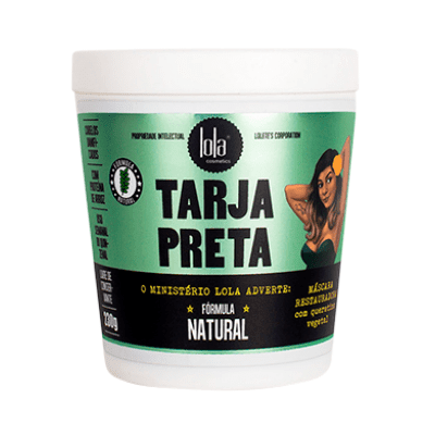 Tarja Preta - Máscara Restauradora Queratina Vegetal - Lola Cosmetics...