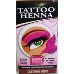 Tattoo Henna para Sobrancelhas Castanho Médio