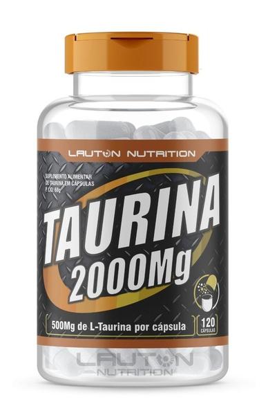 Taurina 2000mg Pote com 120 Cápsulas Lauton Nutrition