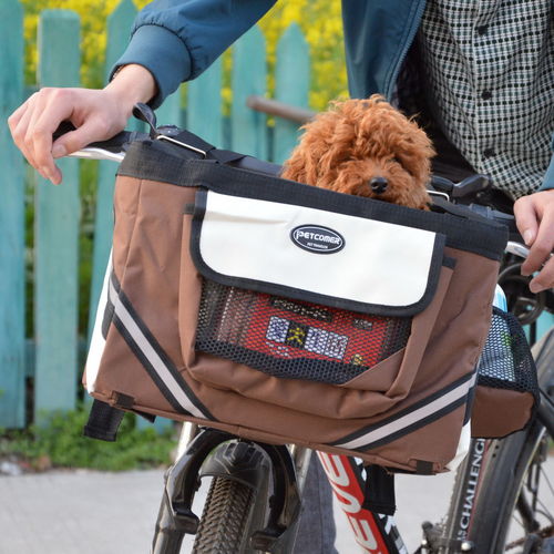 Techome Venda Quente PET Bicicletas Transportadora Portátil Bicicletas Cesta Cão Filhote De Cacho