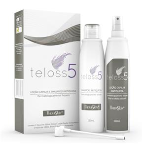 Teloss 5 Pack Shampoo 120Ml + Loção Antiqueda Capilar 120Ml