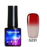 Temperatura de Cor Mudando base de água Manicure verniz das unhas térmica Polish Glitter Shimmer prego laca