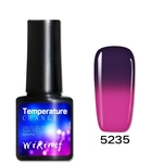 Temperatura de Cor Mudando base de água Manicure verniz das unhas térmica Polish Glitter Shimmer prego laca