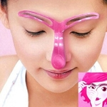 Template Pro sobrancelha Stencil Shaping DIY ferramenta de beleza