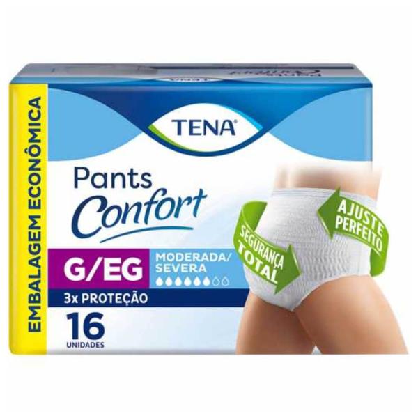 Tena Pants Confort Roupa ÍNtima G/Eg C/16