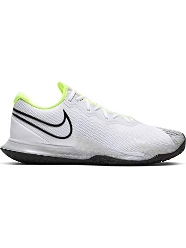 Tênis Nike Air Zoom Vapor Cage 4 HC Branco e Verde Limão-40