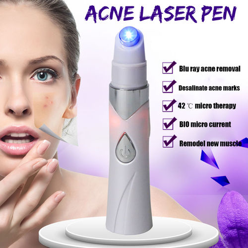Terapia de Luz Azul Acne Laser Caneta Soft Dispositivo de Tratamento de Remoção de Rugas de Cicatriz Us
