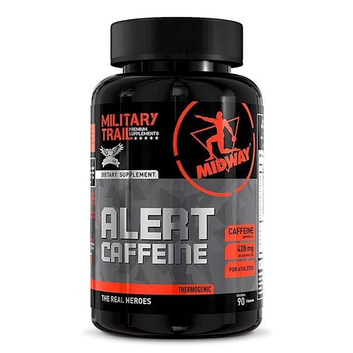 Termogênico Alert Caffeine 90 Caps - Military Trail