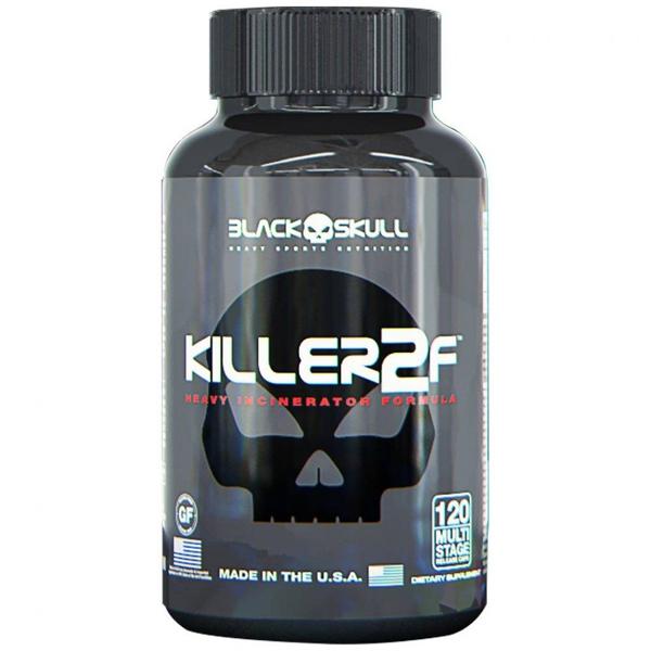 Termogênico Killer 2F 60 Cápsulas - Black Skull