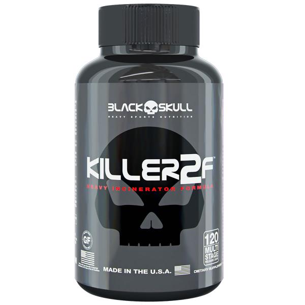 Termogênico KILLER 2F - Black Skull - 120 Caps