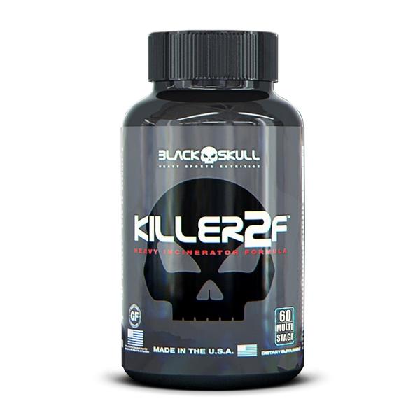 Termogênico KILLER 2F - Black Skull - 60 Caps