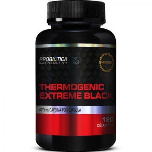 Termogênico Thermogenic Extreme Black 120 Cápsulas - Probiótica - Probiotica