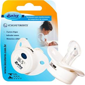 Termômetro Digital Chupeta Incoterm Baby Confort Branco