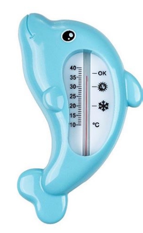 Termômetro para Banheira Golfinho Azul - Kababy