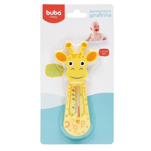 Termometro para Banho Girafa Amarelo Amarelo