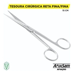 Tesoura Cirurgica Reta Fina/fina 15cm