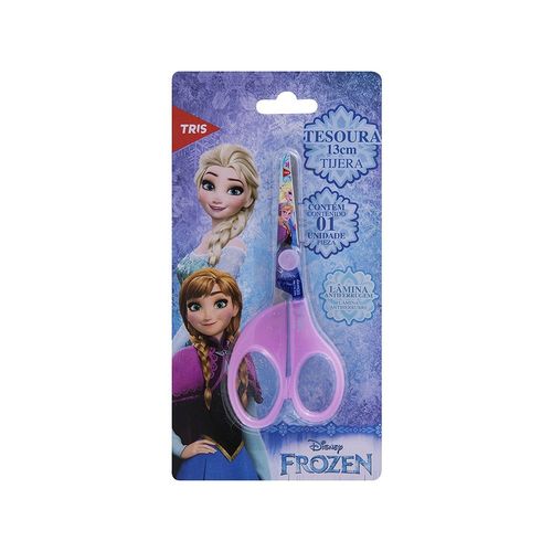 Tesoura Escolar Frozen Disney Lâmina 13cm