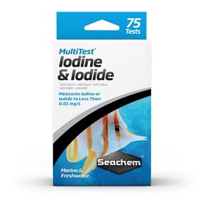Teste de Iodo e Iodeto Seachem Multitest Iodine e Iodide