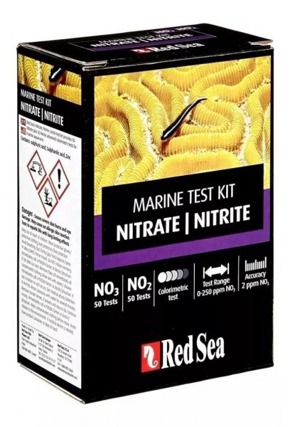 Teste de Nitrito e Nitrato Red Sea NO2 NO3