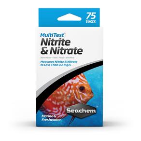 Teste de Nitrito e Nitrato Seachem Multitest Nitrite Nitrate