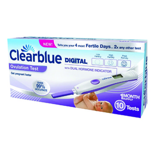 Teste Ovulacao Clearblue Digit 10 Tiras
