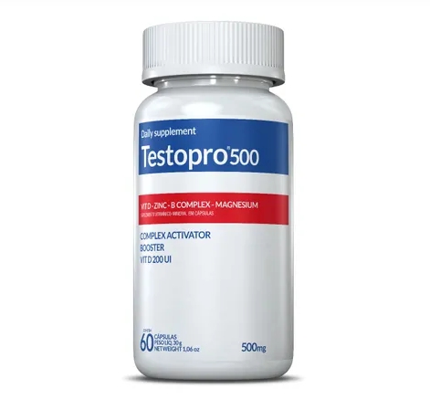 TestoPro 500mg - 60 Cápsulas - Inove Nutrition