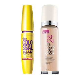 The Colossal Volum' Express Super Filme + Super Stay 24H Maybelline Kit