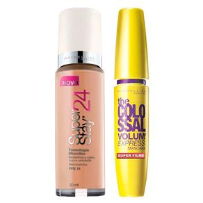 The Colossal Volum` Express Super Filme + Super Stay 24H Maybelline Kit