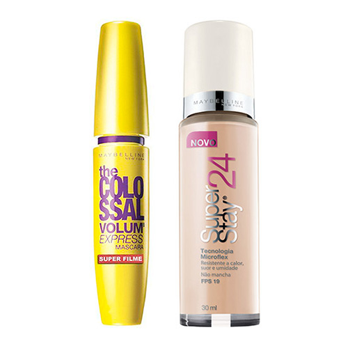 The Colossal Volum Express Super Filme + Super Stay 24H Maybelline Maybelline