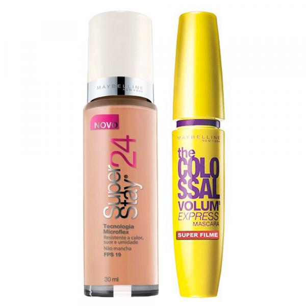 Super Stay 24H + The Colossal Volum Express Super Filme Maybelline - Kit 1