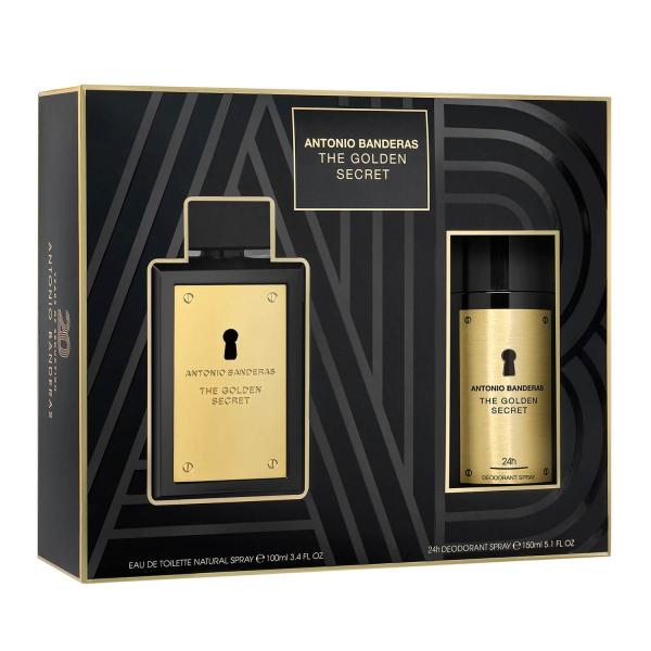 The Golden Secret Antonio Banderas Kit - Perfume EDT + Desodorante