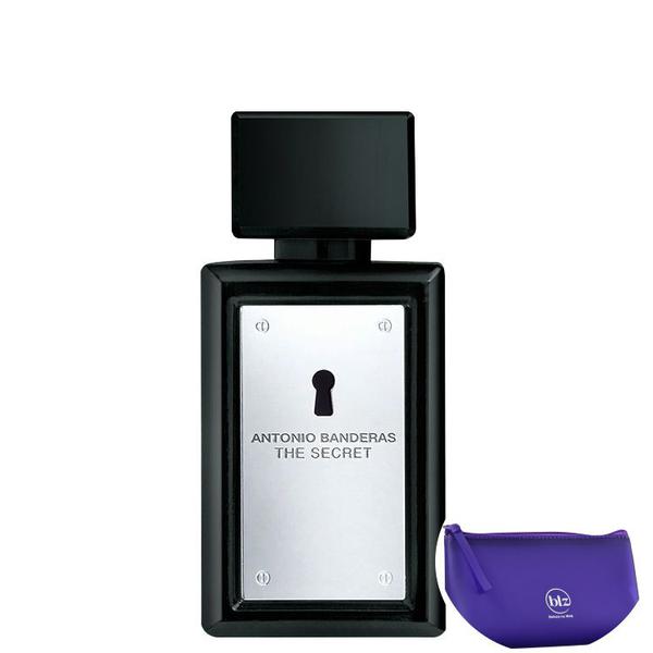 The Secret Antonio Banderas Eau de Toilette - Perfume Masculino 30ml+Beleza na Web Roxo - Nécessaire