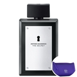 The Secret Antonio Banderas Perfume Masculino - Eau de Toilette 200ml+Necessaire Roxo com Puxador