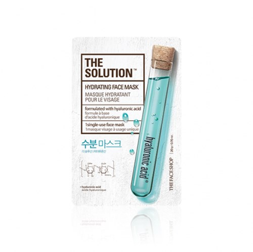 The Solution Hydrating Face Mask: Hyaluronic Acid - The Face Shop - 20g