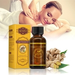 Therapy 30ml Vegetal Natural Drenagem Linfática Ginger Essential Oil Body Massage Óleo Essencial