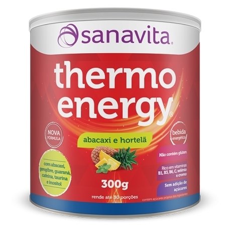 Thermo Energy Abacaxi com Hortelã Sanavita 300G