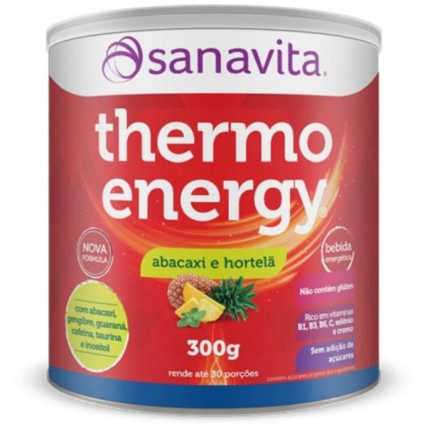 Thermo Energy Termogênico Sanavita 300g Abacaxi com Hortelã