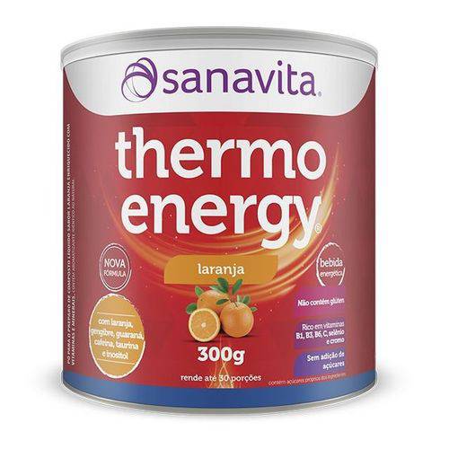 Thermo Energy Termogênico Sanavita 300g Laranja